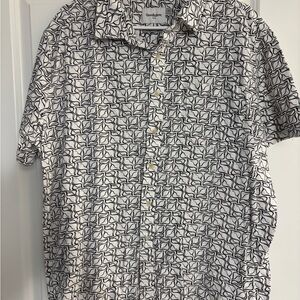 Goodfellow & Co Black and White Casual Button Down Shirt